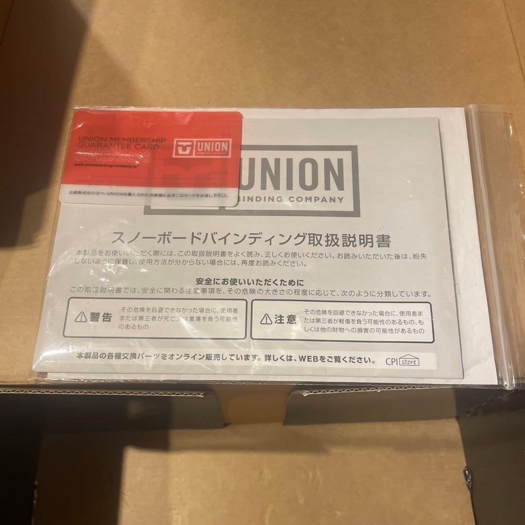 【送料込み】★ユニオンバインディング★UNIONビンディング★メンズM/L未使用