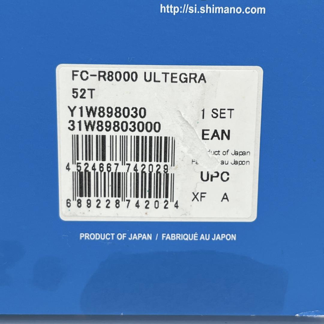 SHIMANO シマノ FC-R8000 52T チェーンリング 52-36T