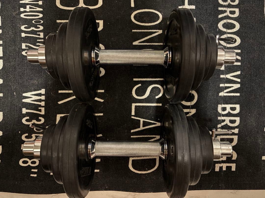 ivanko ダンベル　0.5 2.5 1.25kg ラバープレートシャフト