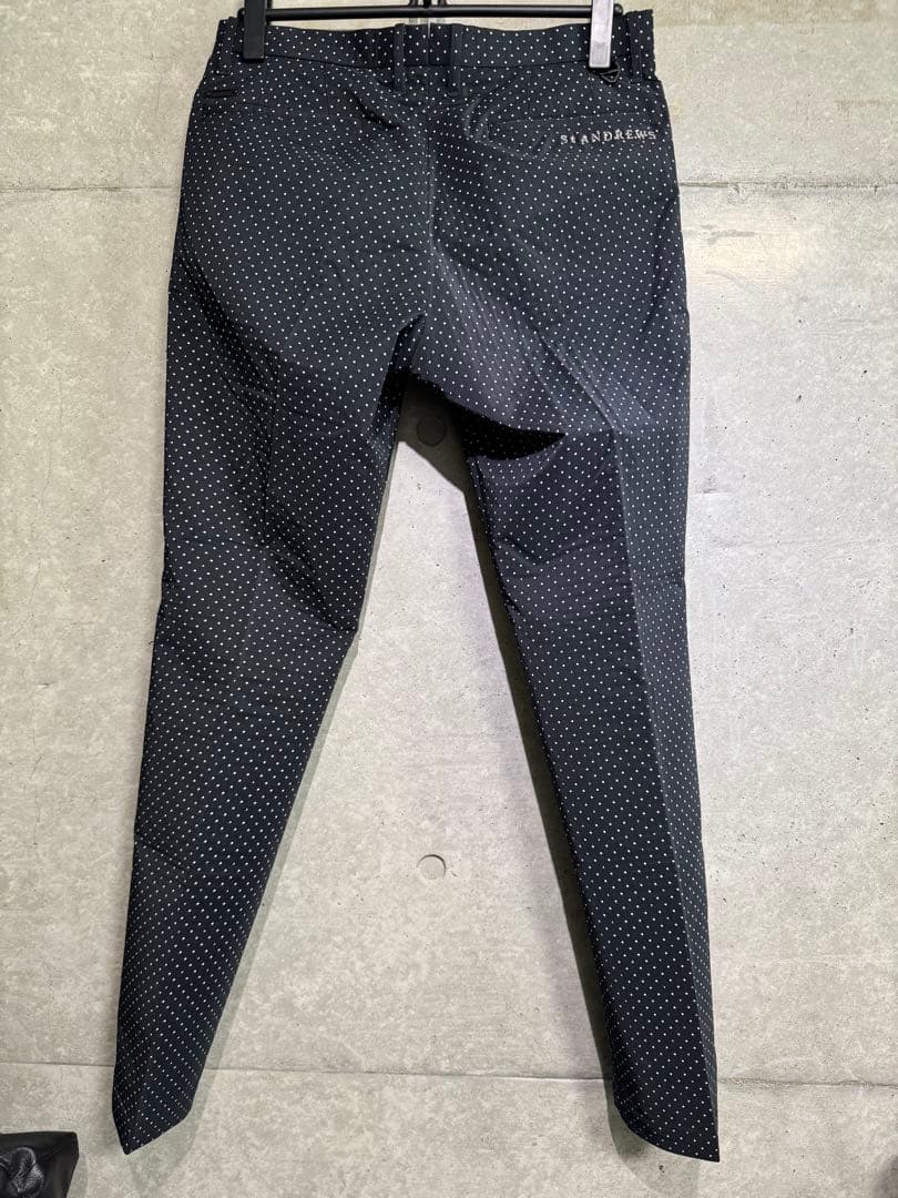 St ANDREWS メンズドット柄パンツ