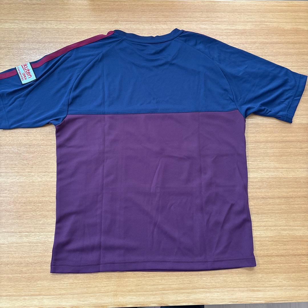 FILA Rakuten Open 2018年 Tシャツ ネイビー/ワインレッド