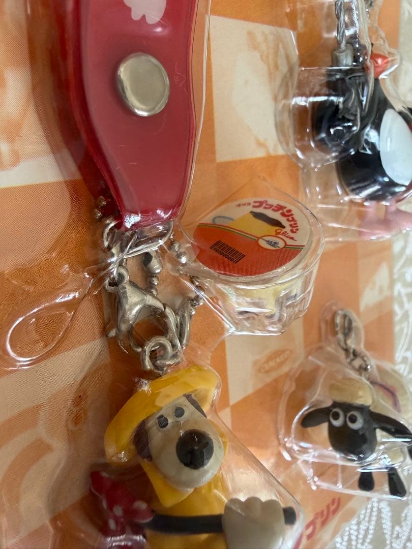 【レア】非売品　ウォレスとグルミット　コラボ　プッチンプリン　ストラップ
