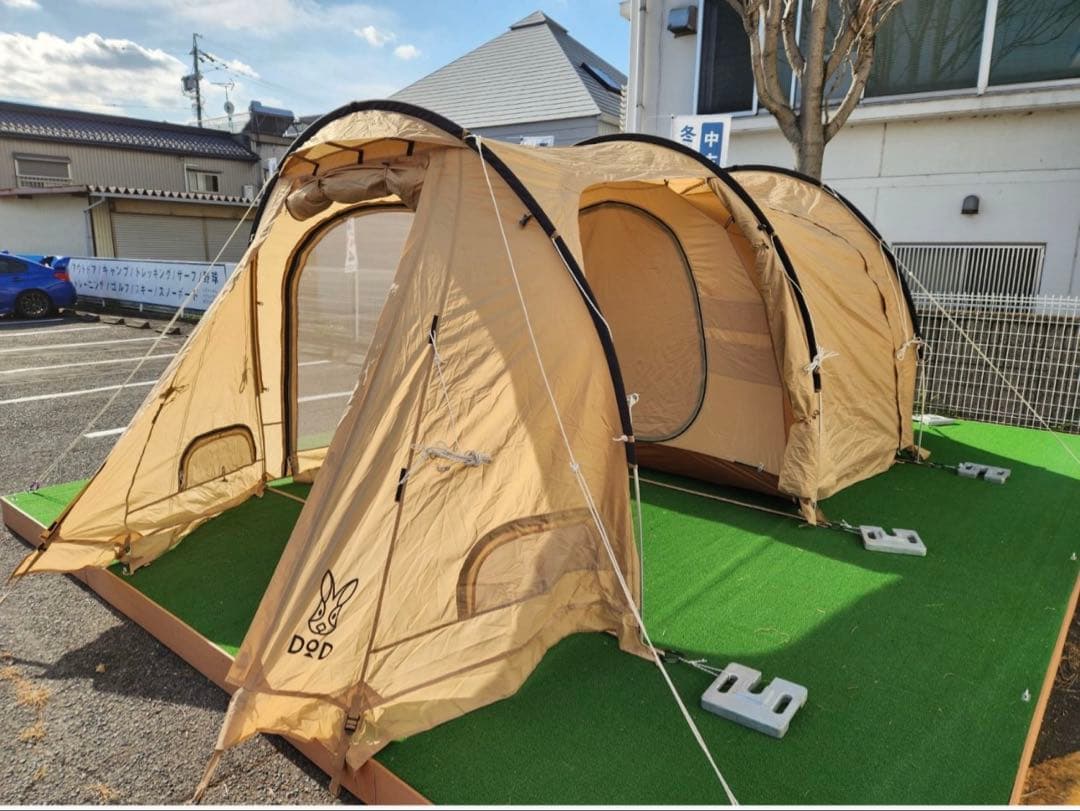 【新品未使用・即完売品】DOD カマボコテント3S タン