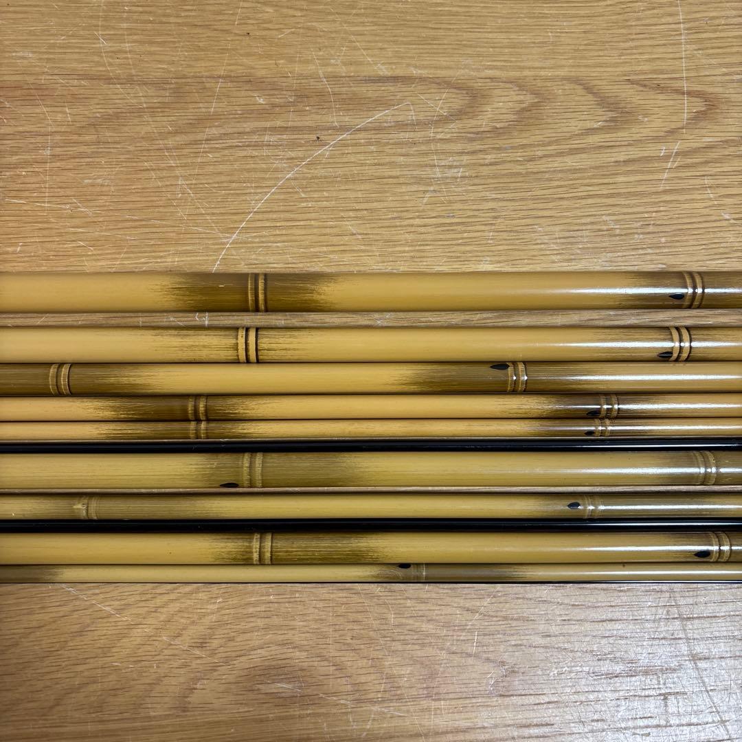 竹製 和竿 ヘラ竿　 2本穂先 口巻き ヘラブナ釣り