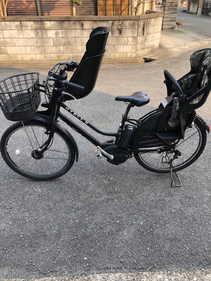 【チャイルドシート前後付き】ブリヂストン　ハイディー2 電動アシスト自転車