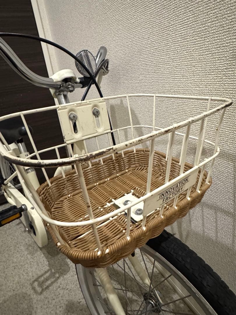 自転車　あさひ　イノベーションファクトリー　キッズ　アイボリー 18インチ