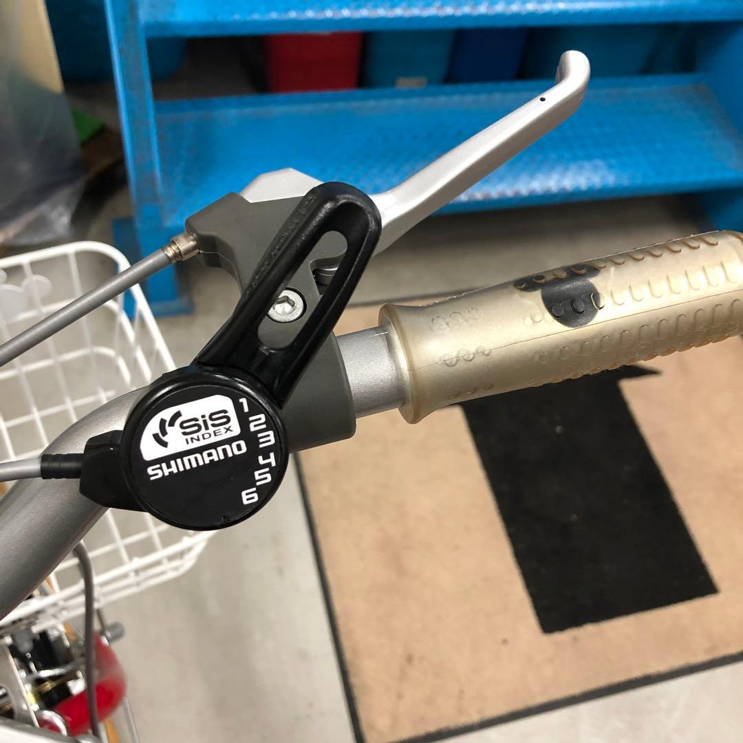 ミッキーマウス 折りたたみ自転車 ベルメゾン 赤
