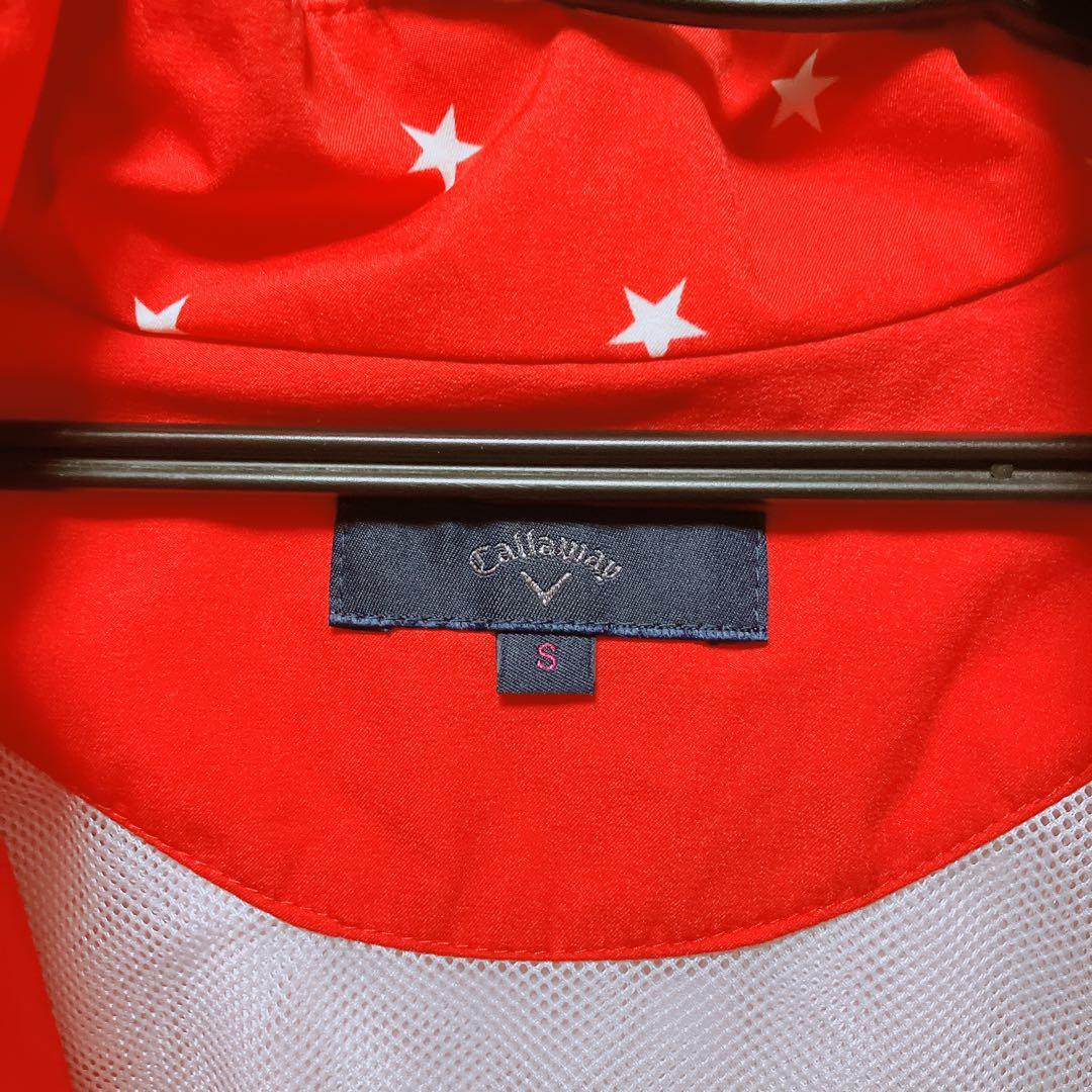 Callaway ゴルフ レイン ワンピース レッド レディース Sサイズ 美品
