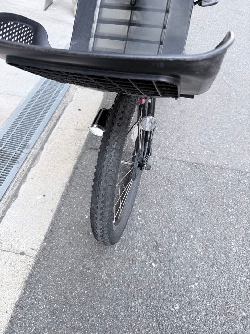 子供乗せ　Yamaha 電動アシスト自転車 チャイルドシート付き 黒