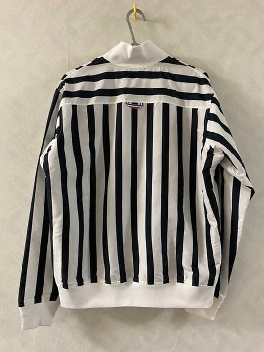 le coq sportif GOLF ストライプブルゾン M 裏地総柄 迷彩