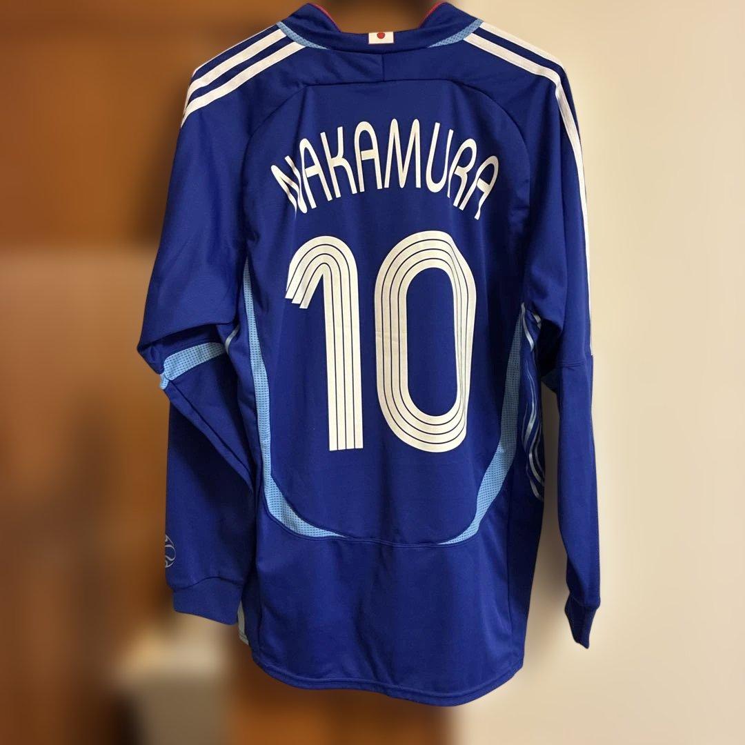 (新品・タグ付き) 日本代表 2006年 中村俊輔 長袖ユニフォーム