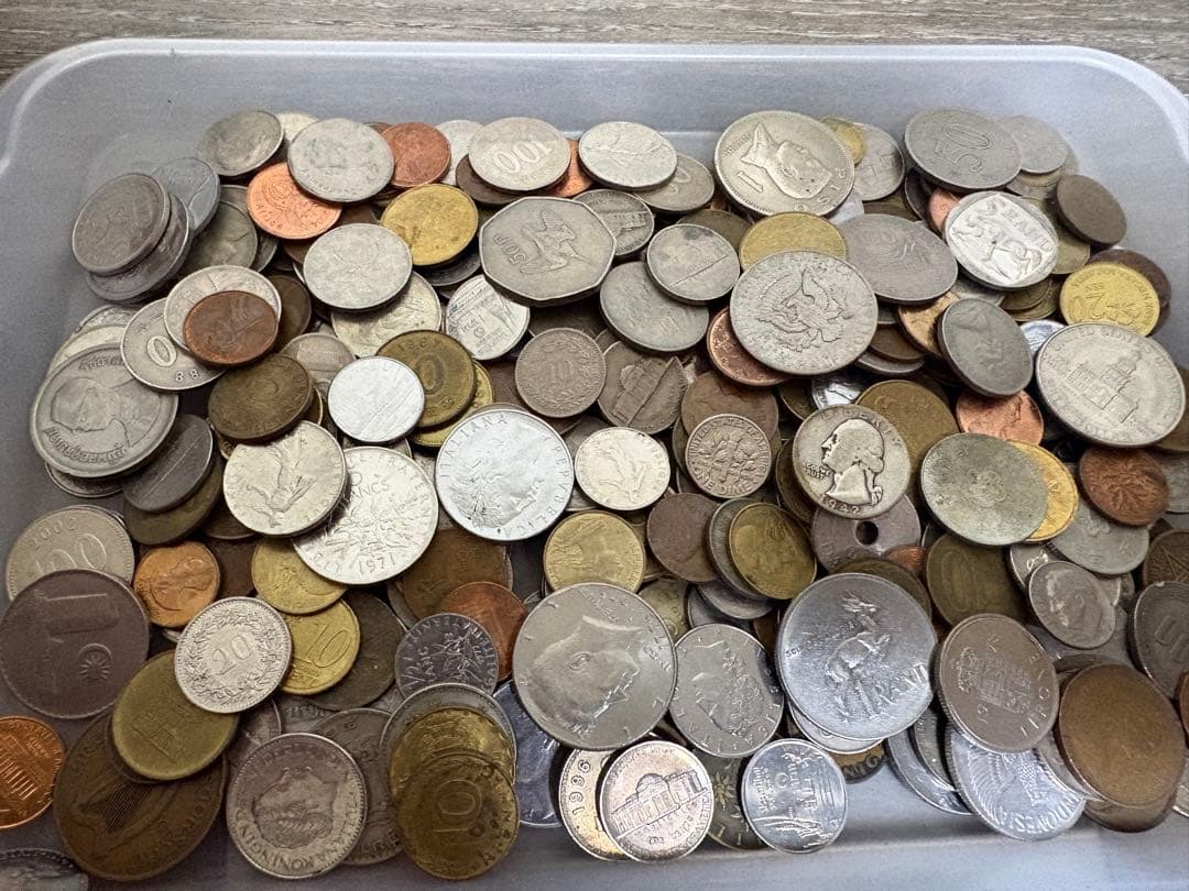 外国まとめ　　1457g アメリカ銀貨　ほか