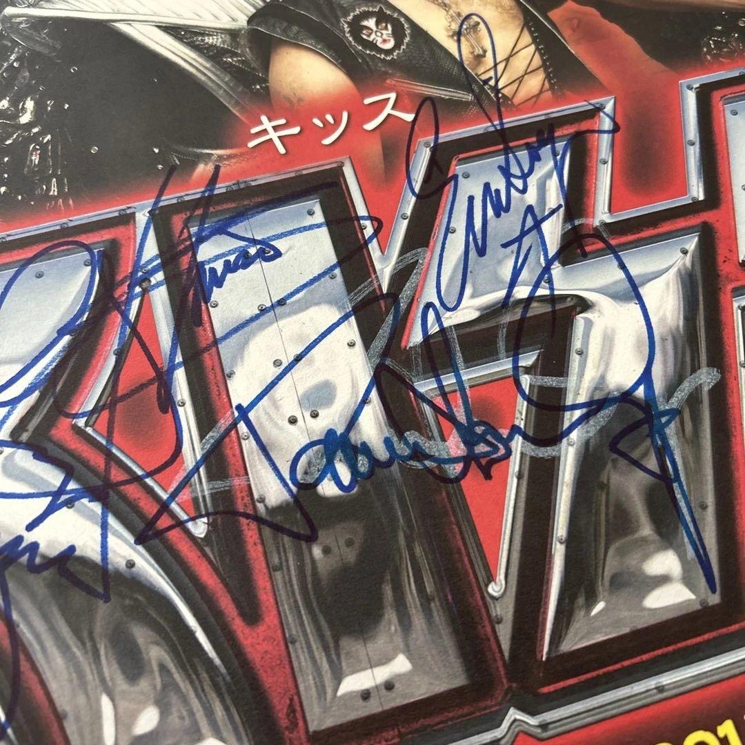 KISSツアーグッズ　サイン入りポスター