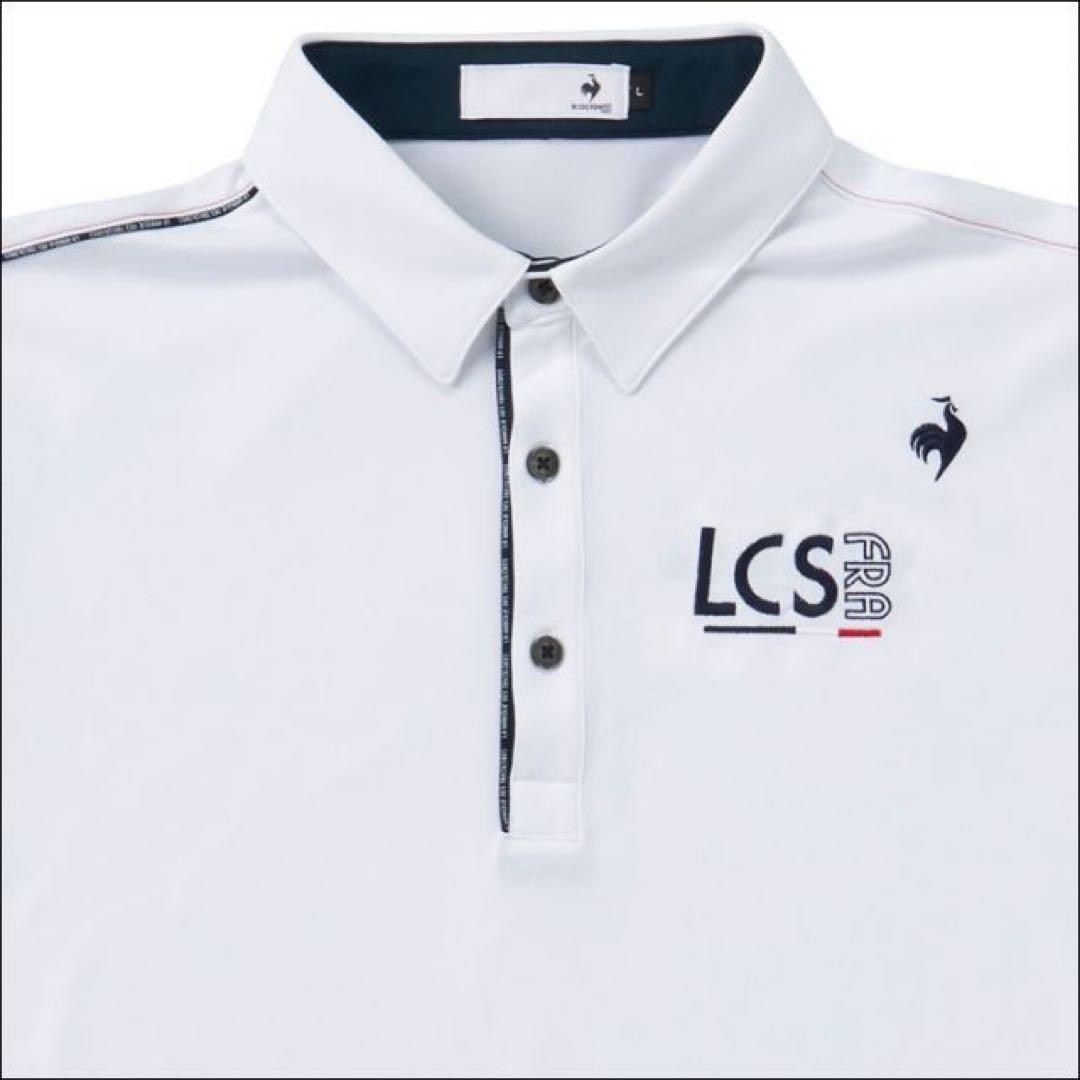 ルコック　ゴルフ　LCS FRA ホワイトポロシャツ　美品