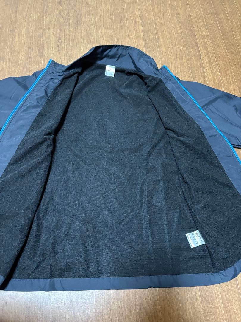 【美品】MIZUNOミズノ ウィンドブレーカー 上下セット ネイビー Mサイズ