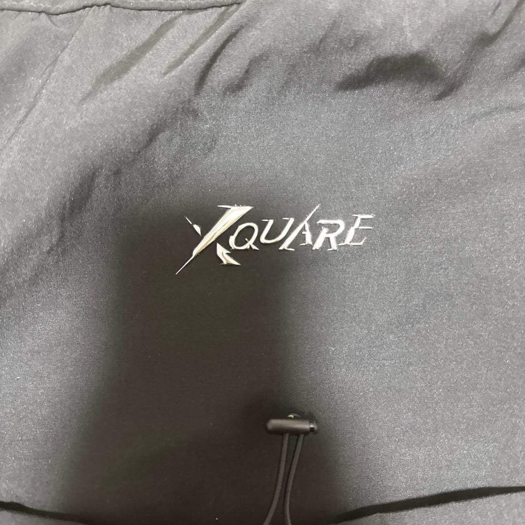 INI XQUARE ブラック ドローストリングバックパック