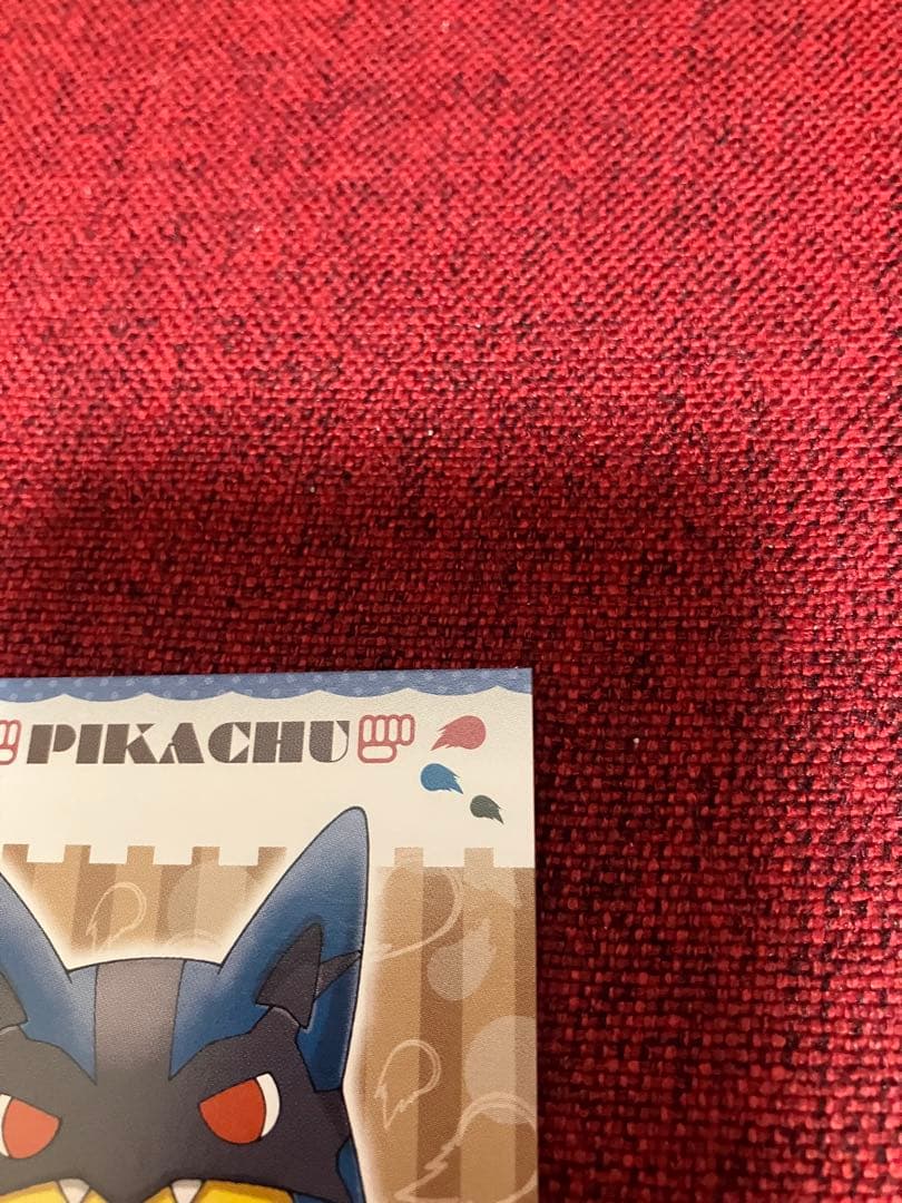 【非売品】ピカチュウ メガルカリオ　ポンチョ 名刺カード