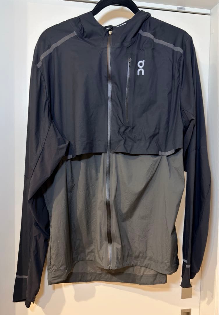 On Weather Jacket メンズ L ブラック/グレー