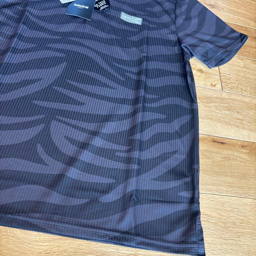 Admiral GOLF★オシャレなビッグロゴ ゼブラ柄ゴルフウェア★LL★新品