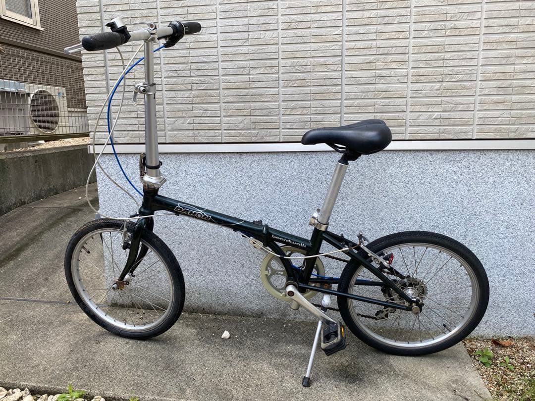 DAHON broad walk 折りたたみ自転車 濃いめのグリーン
