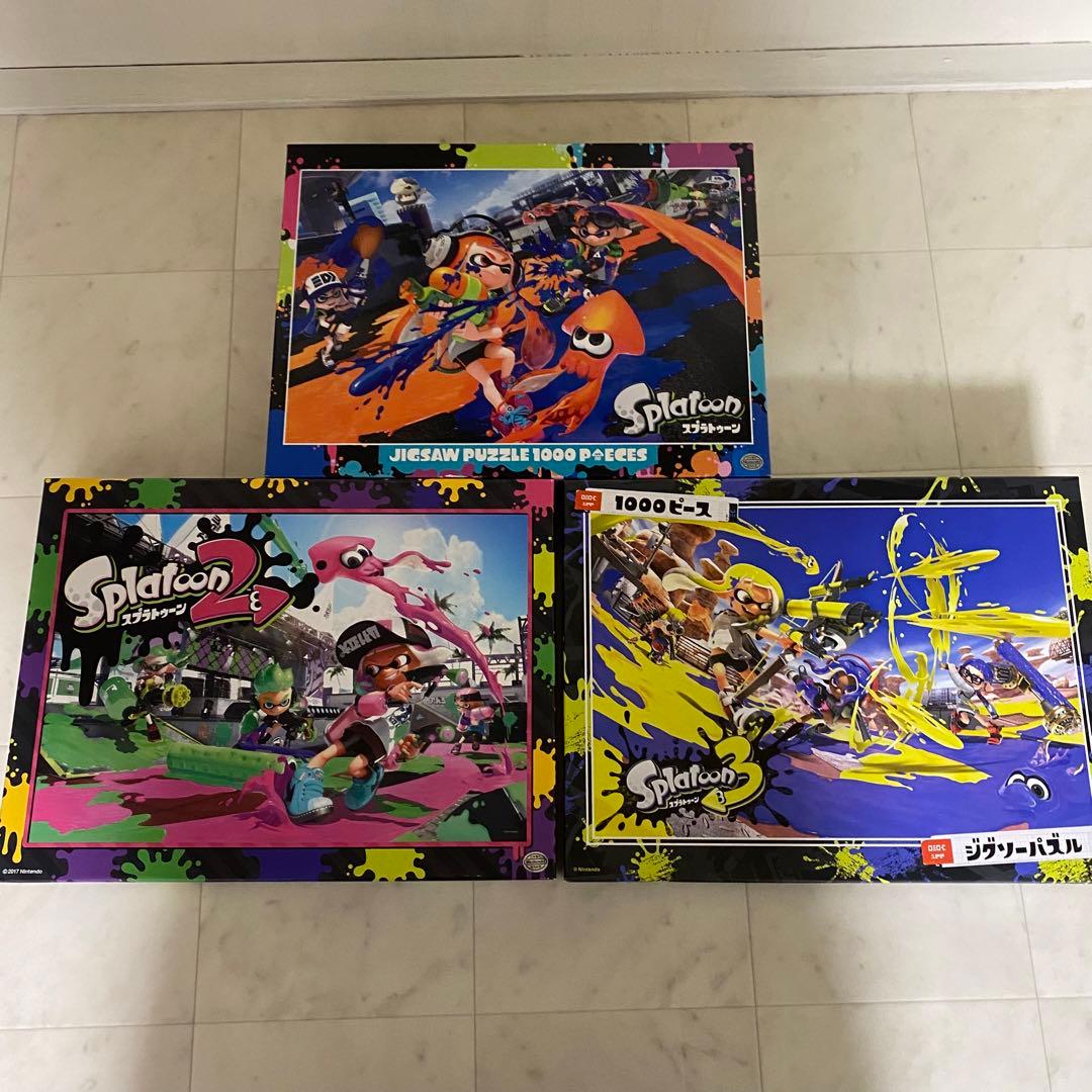 スプラトゥーン　1000ピースジグソーパズル　まとめ売り
