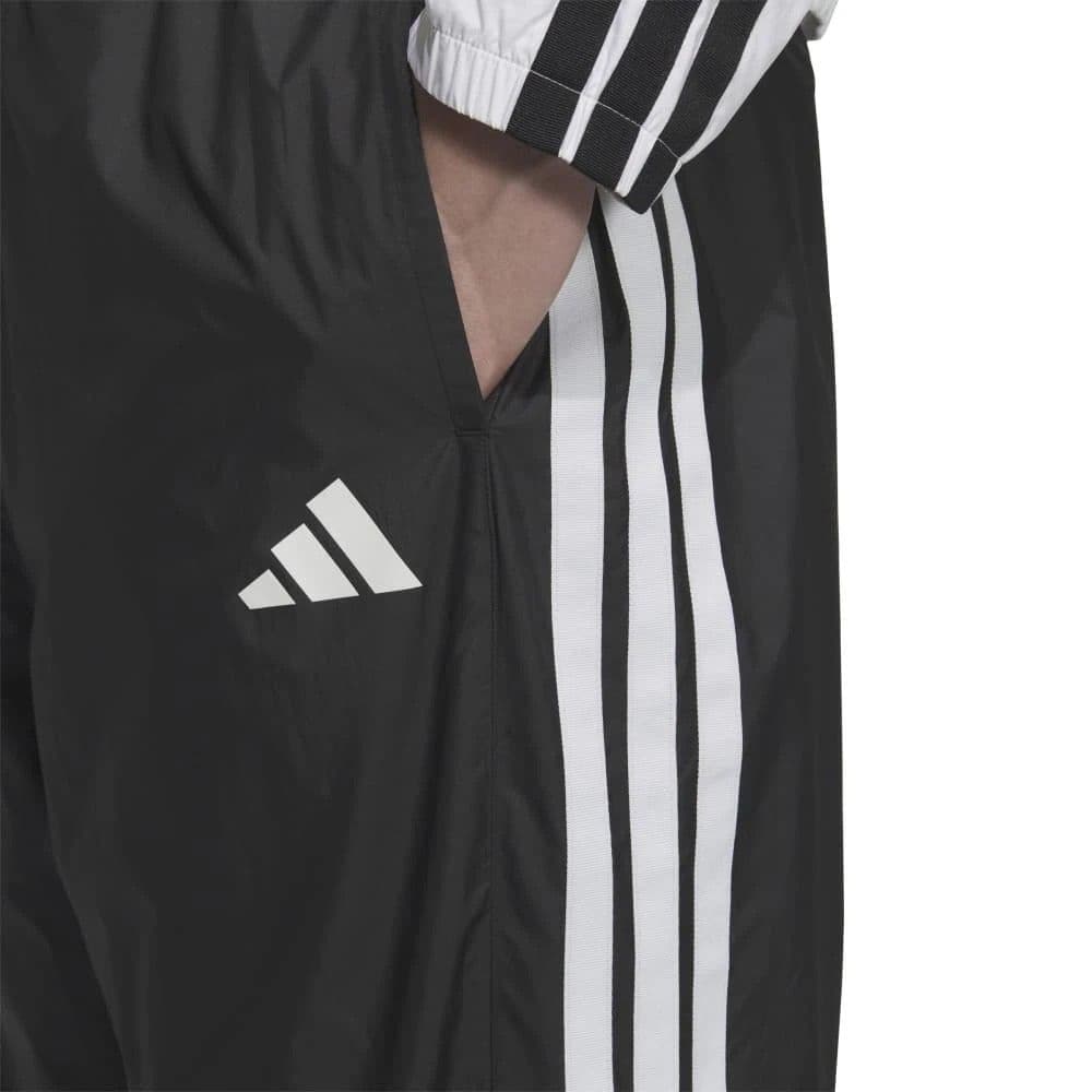 【新品】adidas ルーズフィット起毛トリコット裏地付ウィンドパンツ