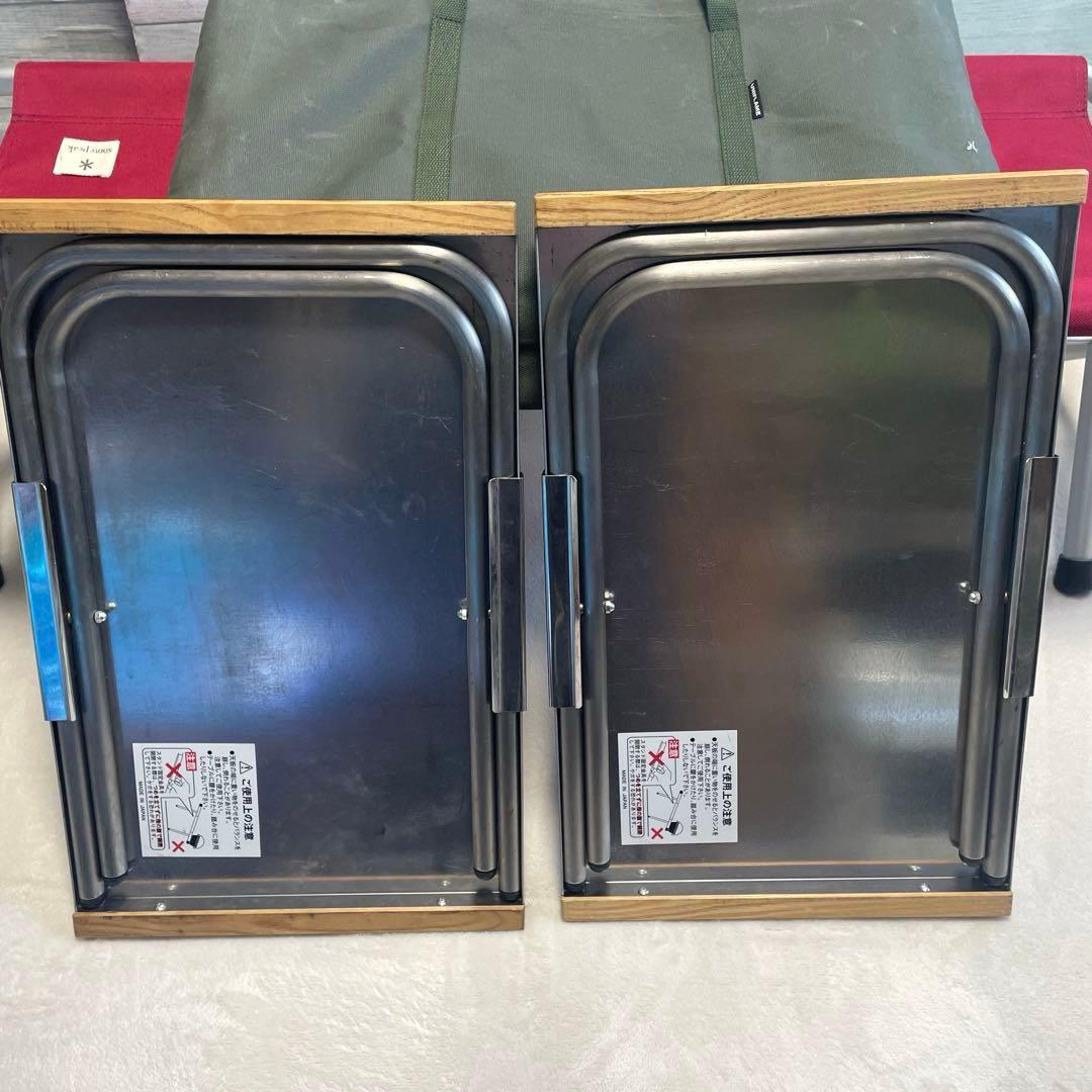 ユニフレーム　焚き火テーブル収納ケース付き2台セッ