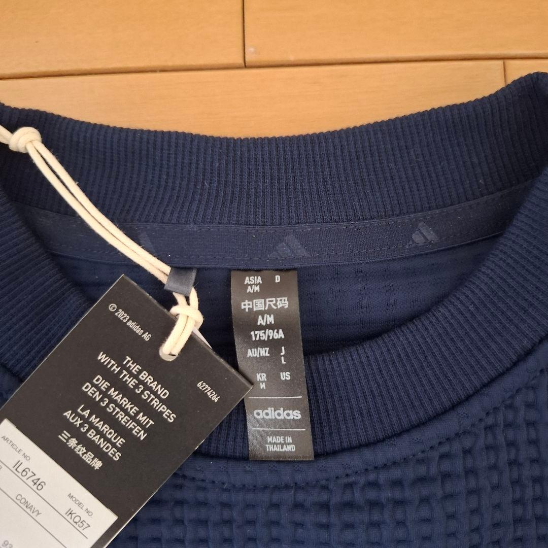 adidas golf COLD.RDY クルーネック　長袖　ネイビー
