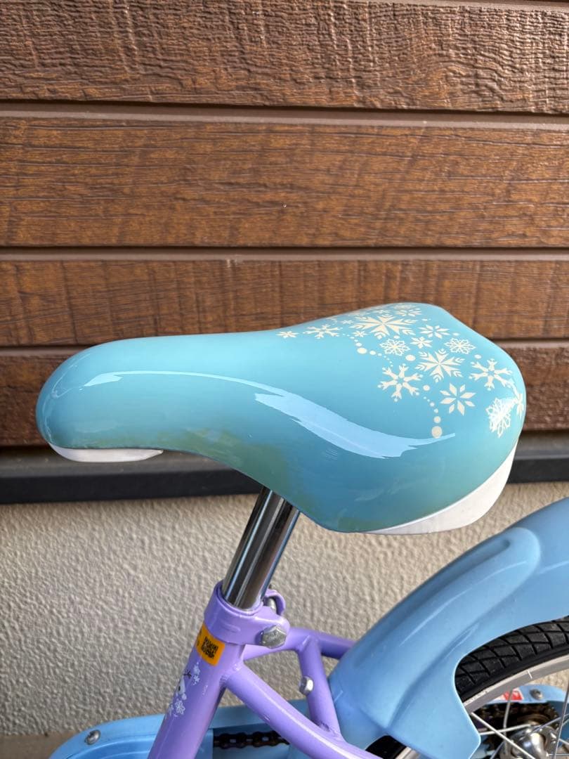 【直接渡し　アナ雪 自転車 】16インチ 子供用自転車 アナと雪の女王