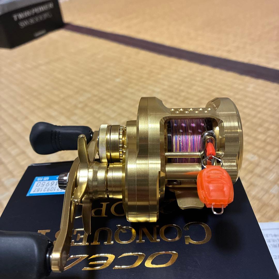 SHIMANO CONQUEST 200PG ベイトリール ゴールド