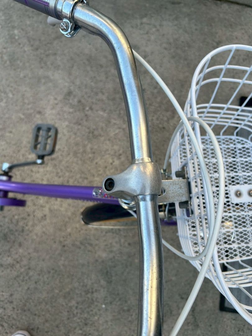 パープル自電車