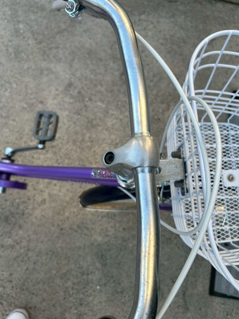 パープル自電車