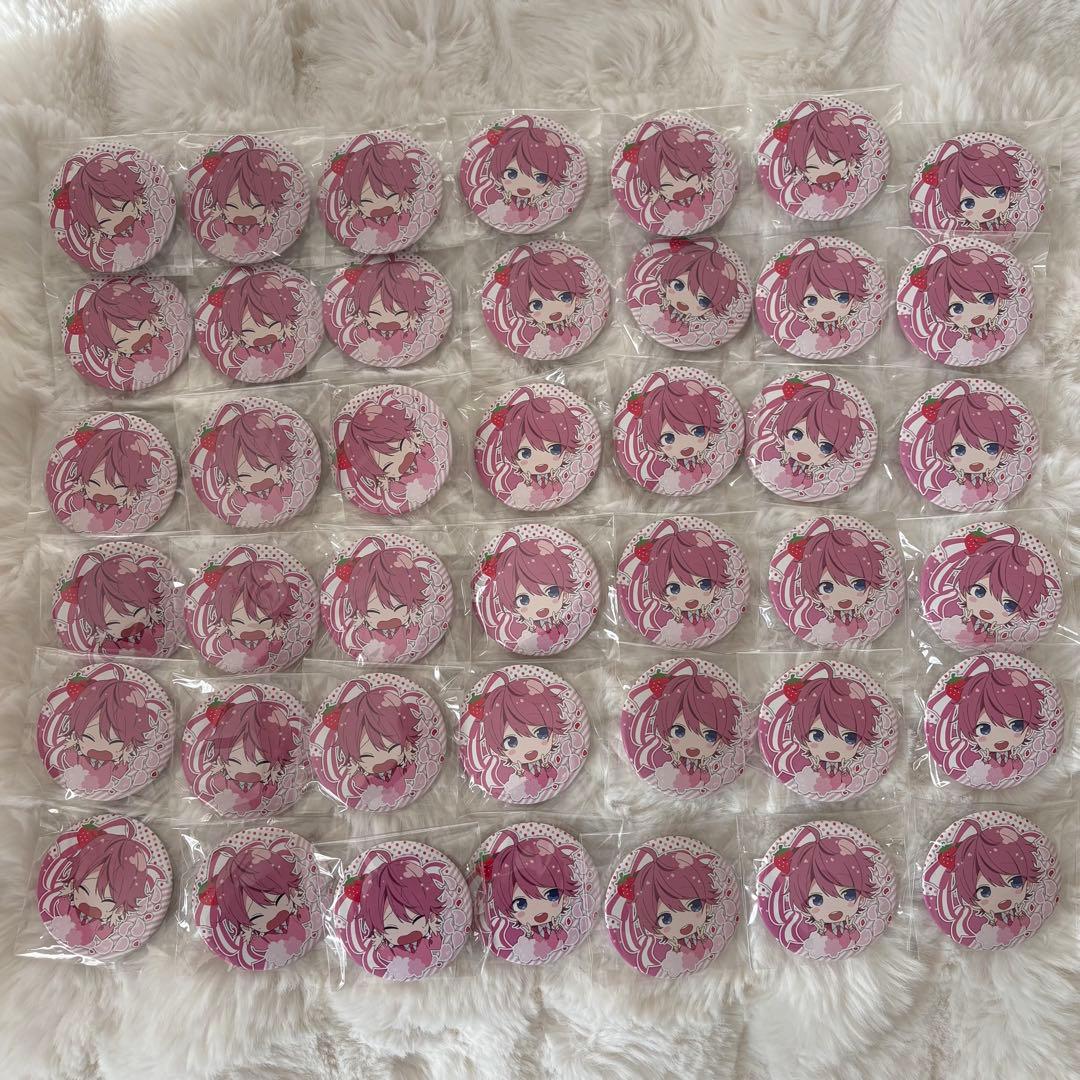 すとぷり　さとみ　すとめも7 缶バッジ　42個　サイン付きあり　　※まとめ買い