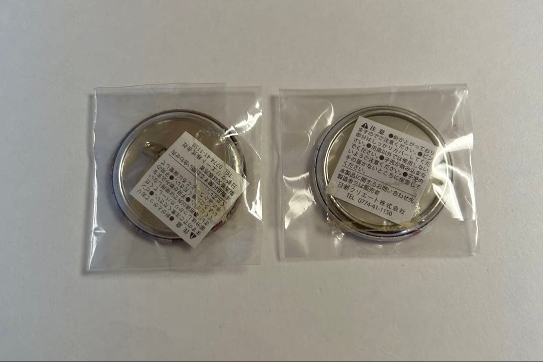劇場版　銀魂　完結編　J-WORLD 万事屋ラリークリア特典　缶バッジ　2種類