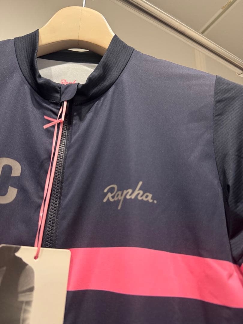 Rapha RCC サイクルジャージ S ネイビー/ピンク