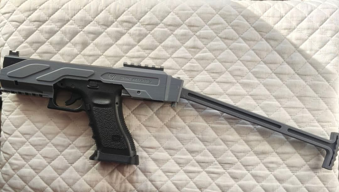 ミニマムカービンキット折畳みストック 東京マルイガスガンGlock17gen3用
