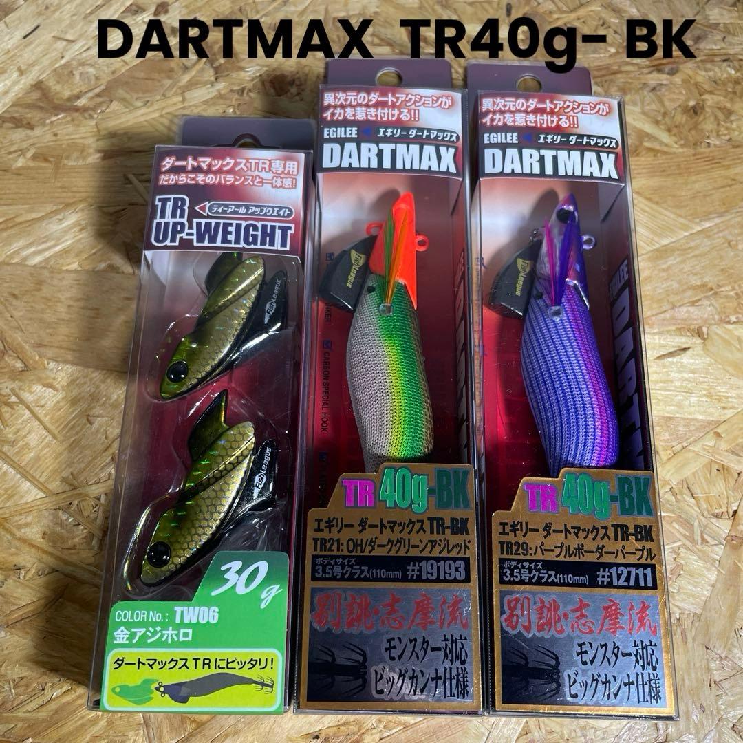 ダートマックスTR40g-BK・30gシンカー