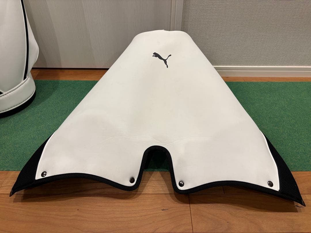 【美品】PUMA プーマ キャディバッグ ホワイト/ブラック