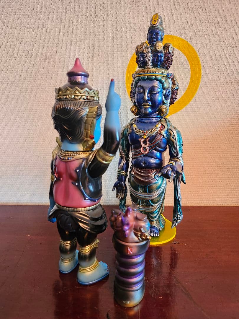 ソフビ　フィギュア　ミロクトイ　仏像　インデーズソフビ　神仏