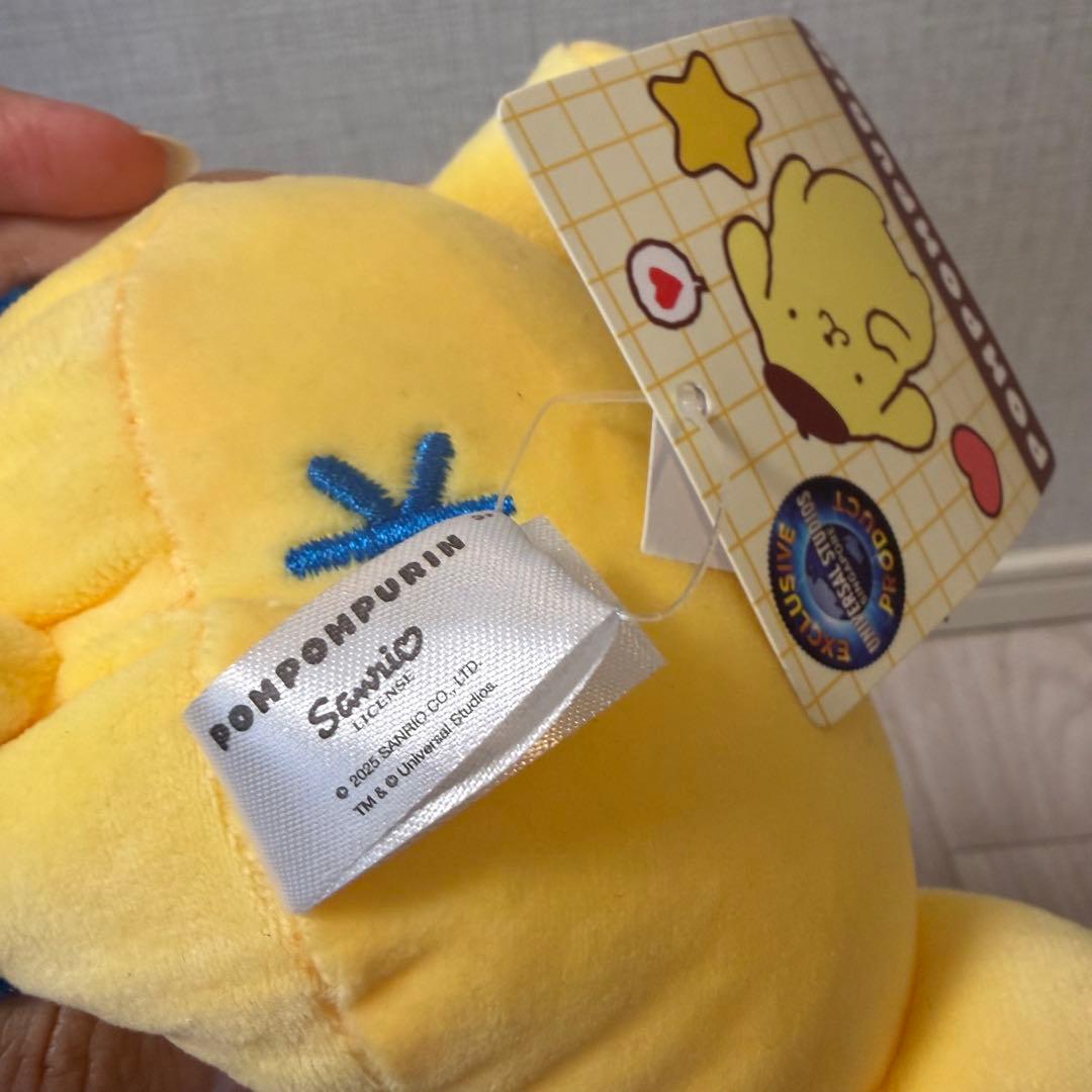 ポムポムプリン ぬいぐるみ　USS ユニバーサルスタジオスタジオシンガポール限定
