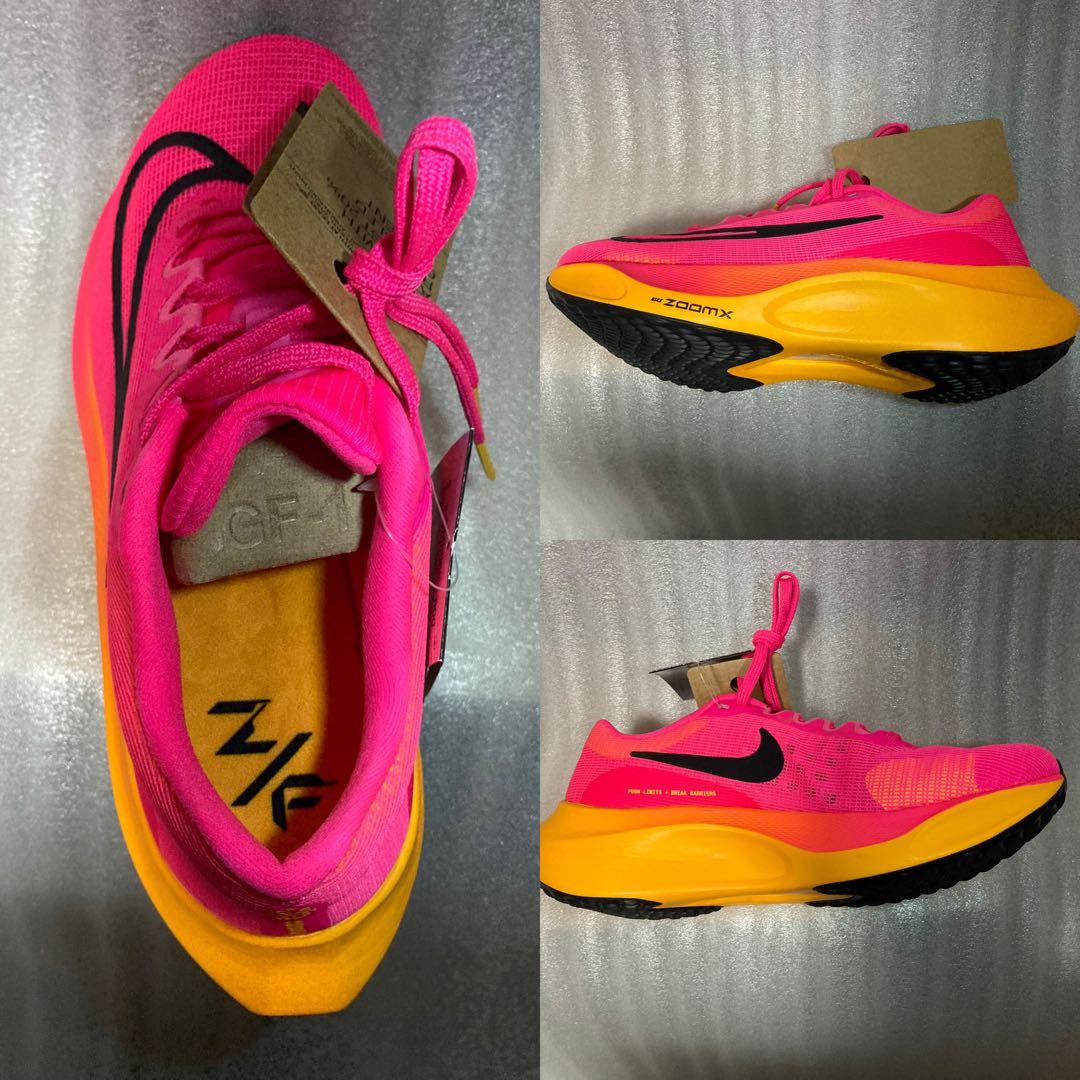 Nike ZoomX スパイクシューズ ピンク/オレンジ