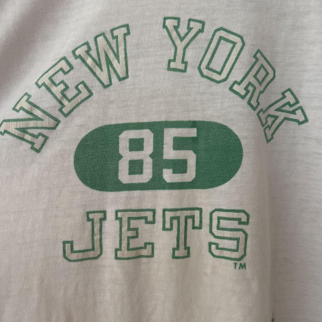 シャツ 80s football T-shirt NEW YORK JETS