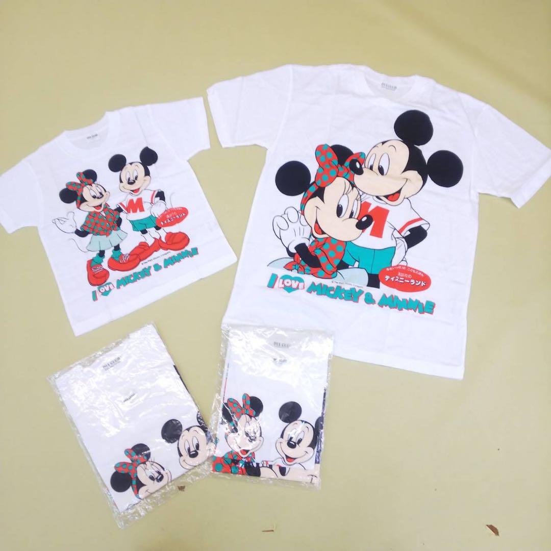 DIA CLUB 講談社 ミッキー・ミニー 親子ペアTシャツ 2枚入り 3点 ♡