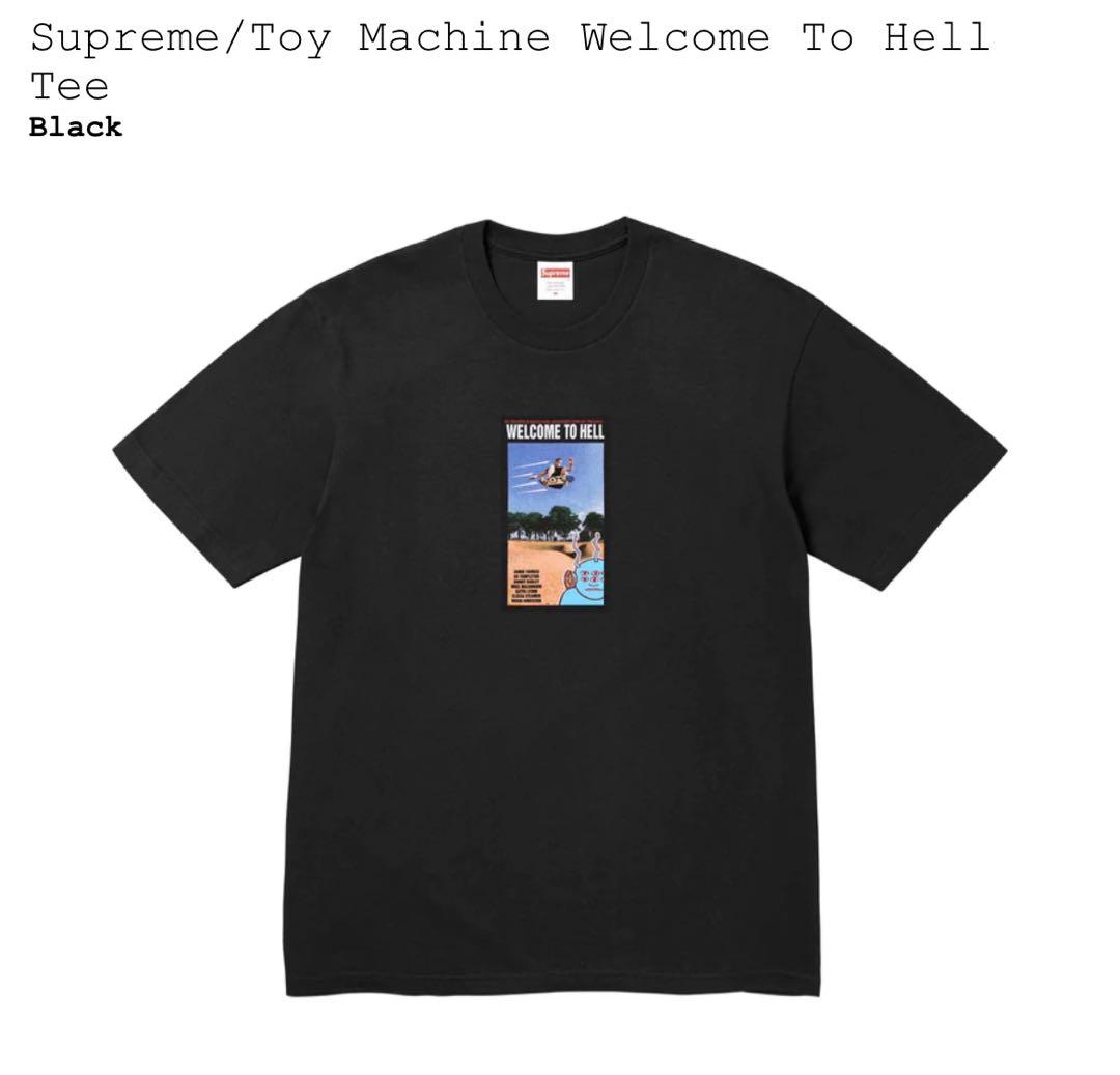 supreme Toy Machine Black Ｍ
