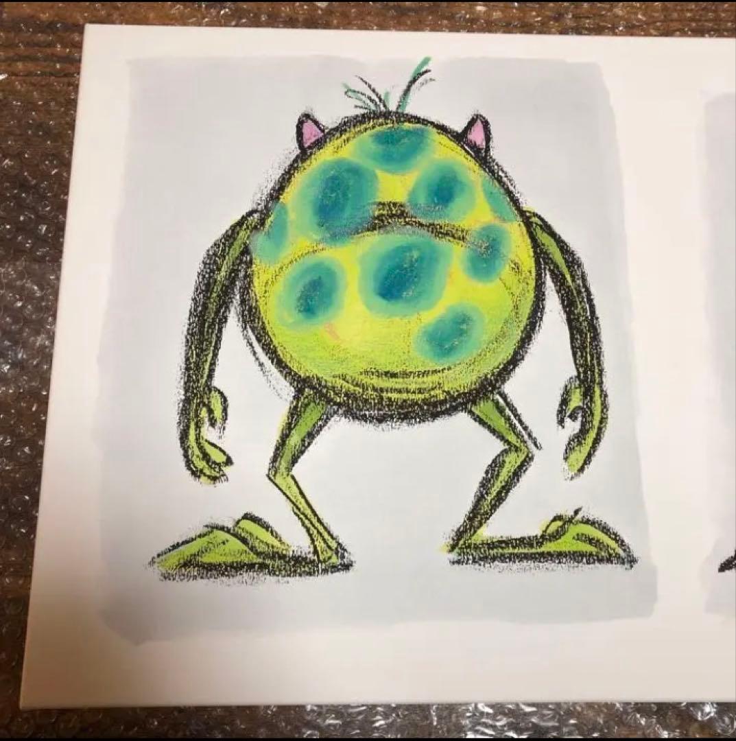 ディズニー　ピクサー　キャンバスアート　ピクサー展　2016年　マイク