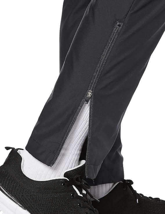 アシックス　ウインドブレーカーパンツ　メンズM　秋冬　防寒　裏起毛あったかズボン