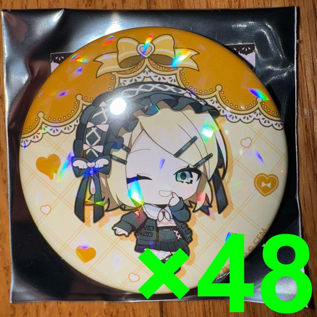 鏡音リン　ドンキフェア2024　ホログラム缶バッジ ミニキャラ　47個セット