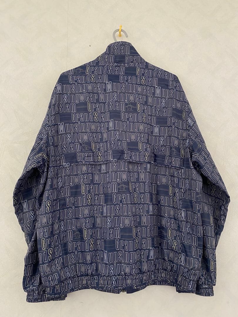 Munsingwear ナイロンジャケット サイズL メンズ 総柄 ゴルフ