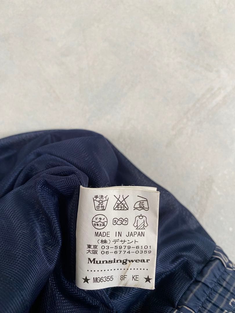 Munsingwear ナイロンジャケット サイズL メンズ 総柄 ゴルフ