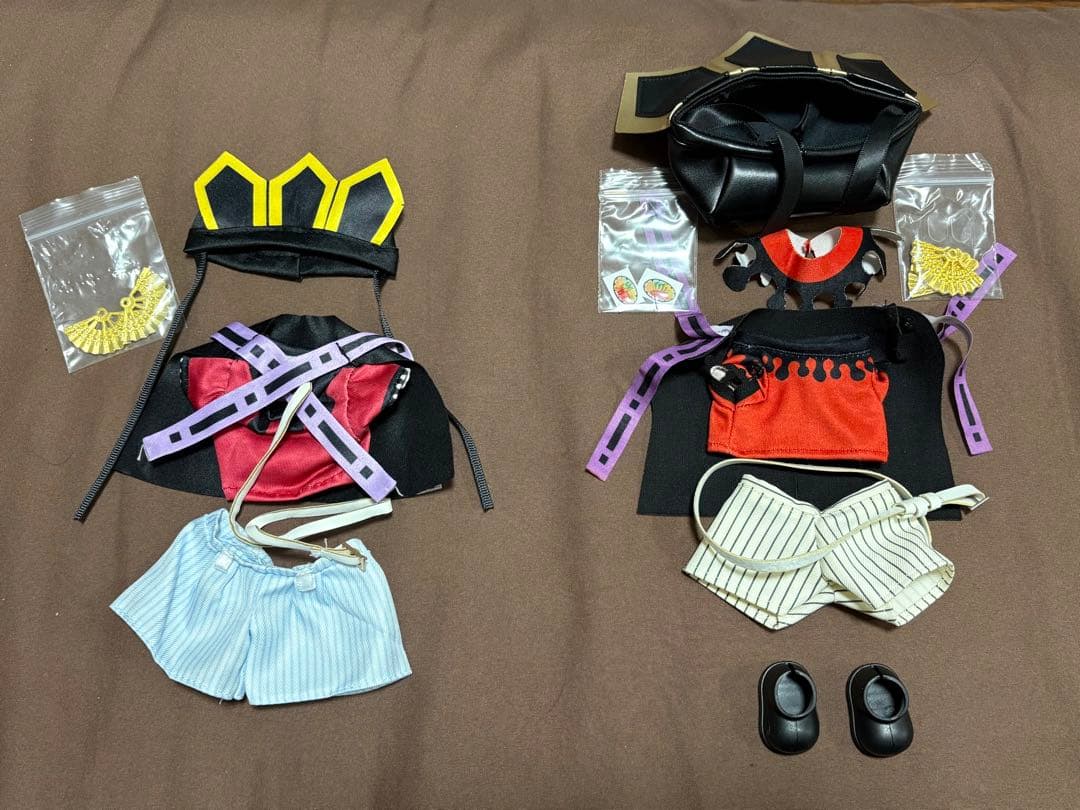 ラブブ用 15〜17cm｜鬼滅の刃 上弦の弐・童磨（どうま）風 衣装セット